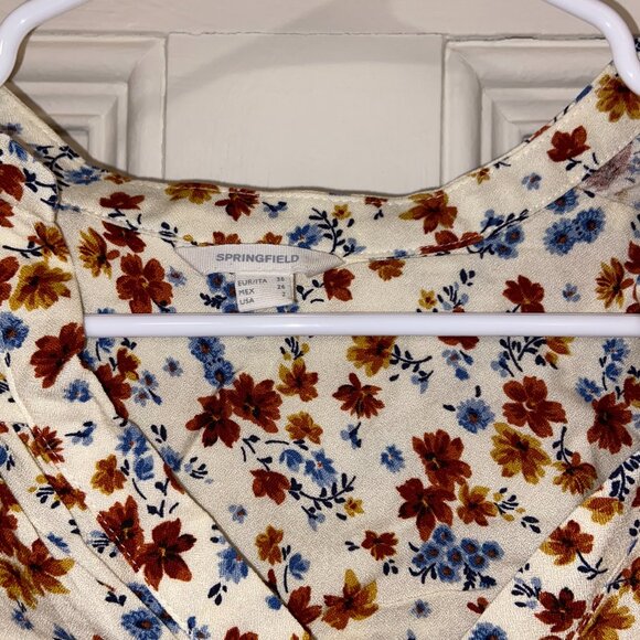 Springfield Women's Floral Long Sleeve Blouse - Picture 2 of 3